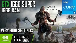 Assassin's Creed Valhalla - GTX 1660 Super 16GB RAM i5 10400F 2023 - 1080p