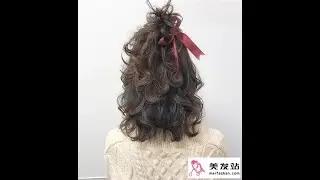 蓬松空气感扎发 尽显甜美文艺风