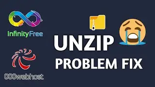 How to Extract Zip File in 000Webhost or InfinityFree - Unzip Error Fix