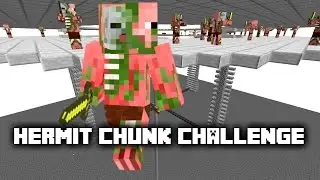 Hermit Chunk Challenge -11- Easy Survival XP Gold Farm + Super Smelter ✔