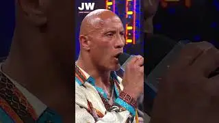 The Rock acknowledges Roman Reigns 🔴 #wwe #romanreigns #therock