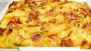 Fluffy Strata Recipe (Overnight Breakfast Recipe)