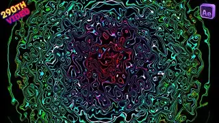 After Effects Tutorial_ create radio wave background in after effects. no plugin.