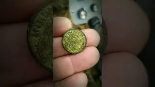 Серебряная монетка дедушки Сталина. #поискмонет