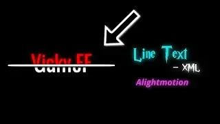 line text | alightmotion | line text Xml