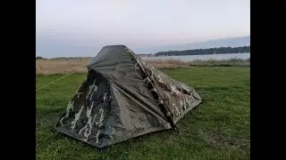 Wild camping by a river | GEERTOP 1 tent