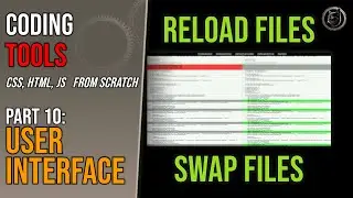 Reload Files Button, Swap File Button: Building a Text Comparison Tool From Scratch: CSS, HTML, JS