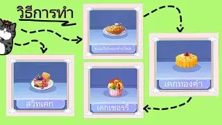 Idol Party TH : สวิทเค้ก​, ขนมปัง​มัทฉะข้าว​โพด​, เค้กทองคำ​, เค้กเชอร์รี่​