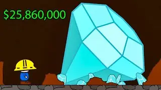 Earning $25,000,000 Mining Rare Gems From The Bottom in Miner: Dig Deep
