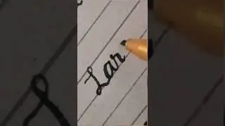 how to write using cut marker in English tutorial ✅ #cutmarker #handwriting #name #calligraphy