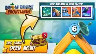 ПОДНЯЛ 6 ШТАБ! ОТКРЫТИЕ СУНДУКОВ И ПУТЬ ДО 7 ШТАБА | Boom Beach: Frontlines