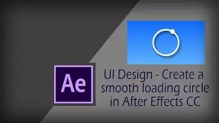 UI/Micro interaction animation tutorial | After EffectsTutorial | Smooth loading circle