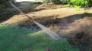 Power Washing cleaning putting green moss TRIPLE SPEED satisfying ASMR