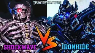 The Battle of Ironhide Versus Shockwave in Transformers Live-action Movie