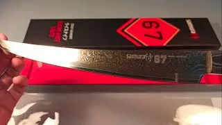 Обзор ножа для нарезки (слайсера) Samura 67 Damascus