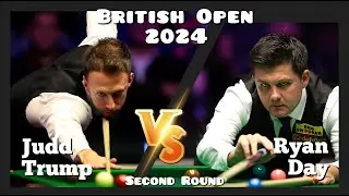 Judd Trump vs Ryan Day - British Open Snooker 2024 - Second Round Live (Full Match)