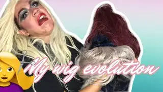 my wigs evolution ♥♥♥