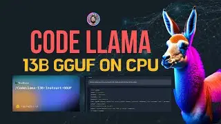Run Code Llama 13B GGUF Model on CPU: GGUF is the new GGML