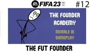 MORALE IN GAMEPLAY - #FIFA23  ULTIMATE TEAM #SHORTS - THE FOUNDER ACADEMY #12