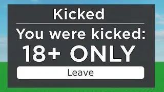 ROBLOX IS NOT FOR KIDS ANYMORE