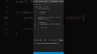 EVEN OR ODD IN C | Beginner's guide | C Programming Tutorial | EVEN or ODD Number in c | Coding in c