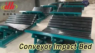 UHMW PE Conveyor Impact Bed Steel Frame Material Handing Replaceable