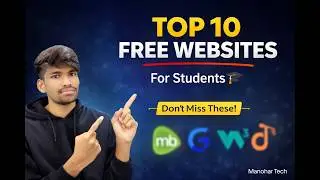 Top 5 Best  Websites for Students 📚 |Students Don’t Miss These 5 Best Learning Websites