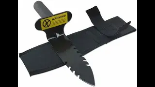 12 Inch Serrated Edge Carbon Steel Metal Detecting Digger Tool