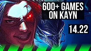 KAYN vs NOCTURNE (JGL) | 4/0/6, 600+ games | KR Diamond | 14.22