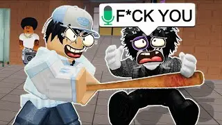 Roblox Fight In A School VOICE CHAT is VERY TOXIC...