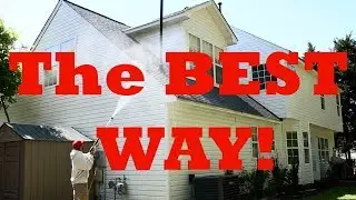 How To Power Wash a House **THE BEST WAY**