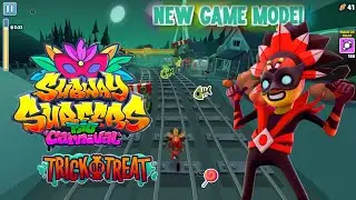 Subway surfers New game mode Trick or treat Haunted hood ll Gameplay PC [ UHD ]