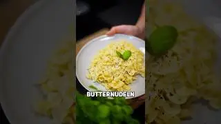 Die LECKERSTEN Butternudeln 🧈💖 | #shorts #food #rezept
