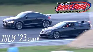 Spectator Drags Class B at Oxford Plains Speedway Motor Mayhem #2 July  2023
