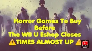 Wii U Eshop Horror Games
