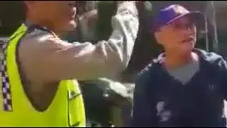 NGEYEL DISURUH BALIK  ARAH MALAH MELAWAN  POLISI TUA, SALUT UNTUK  PAK POLISI..