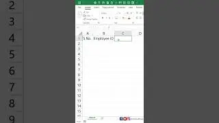 Adjusting column width automatically|Microsoft Excel Malayalam Tutorial #shortvideoviral#excel#short
