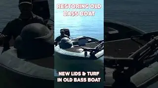 New lids on old bass boat makes it pop! #tbnationoutdoors