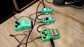 Педали эффектов IBANEZ TSMINI и MOOER Green Mile