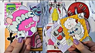 🌺Бумажные сюрпризы, распаковка/новинка: BT21.....? 🙃 АСМР 🌝 БУМАЖНЫЙ MIXING 💖