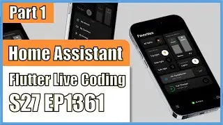 [Flutter] Flutter Live Coding EP1361 (Home Assistant App Part 1)
