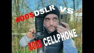 DSLR optical vs mobile digital full zoom  comparison.