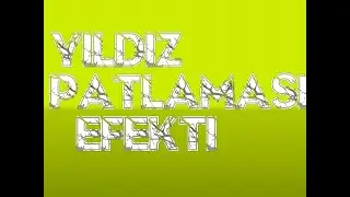 Photoshop CS6 Eğitim Seti //Yıldız Patlaması Efekti Nasıl Yapılır ? //