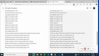 Take It Off - Kesha but its sung by Google Translate