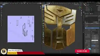 Logo Texturing | 3D Blender Tutorials | part 2