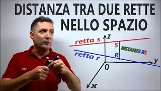 Distanza tra due rette nello spazio e retta perpendicolare le due rette