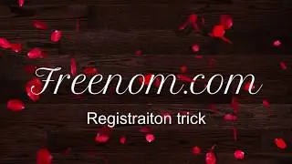 FREENOM.COM - New Signup - NOT AVAILABLE - SOLVED - 2020