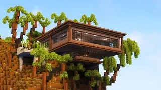 MİNECRAFT: Efsane Manzaralı Dağ Evi Yapımı !