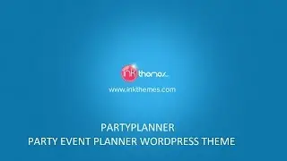 Partyplanner: Party Event Planner WordPress Theme