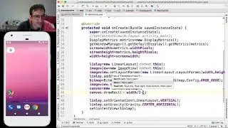 Android Studio Drawing Squares